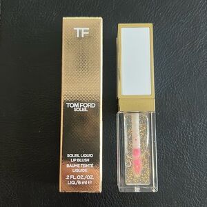 NEW IN BOX Tom Ford Soleil Lip Blush - (Liquid Balm w/ Gold Flakes)